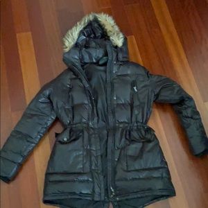 Ralph Lauren Black Shiny Puffer